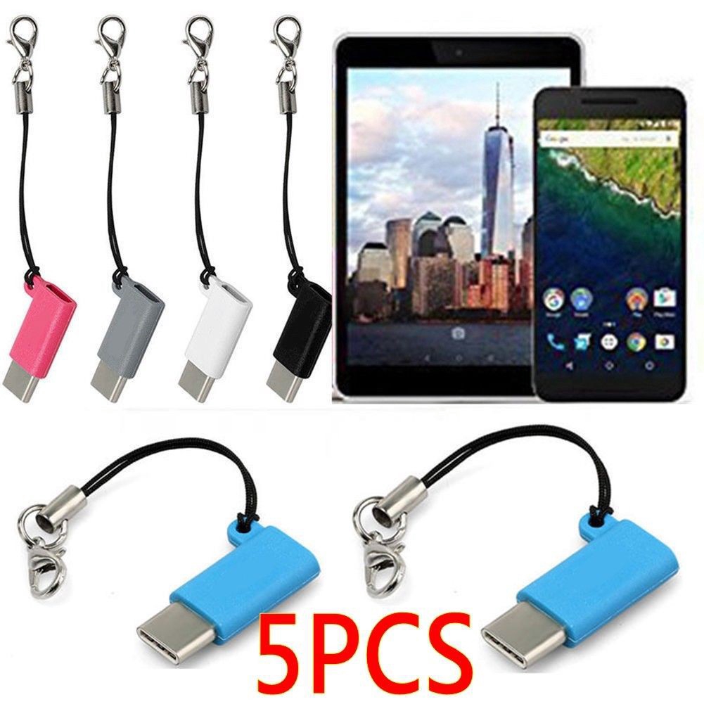 Bộ 1/5 dây cáp chuyển đổi micro USB qua loại C 3.1 chuyên dụng