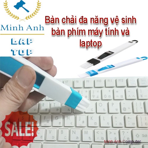 bàn chải đa năng vệ sinh bàn phím máy tính và laptop