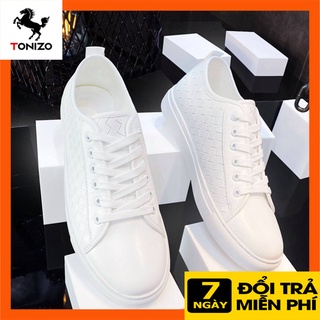 Giày Sneaker Nam Hàn Quốc Giày nam thể thao trắng học sinh giá rẻ OTO35