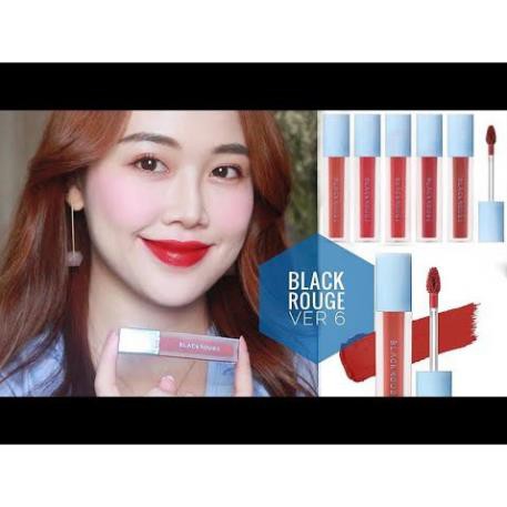 [BIG SALE]  Son Black Rouge Ver 6 Airfit Velvet Tint Version 6  [ HOT ]