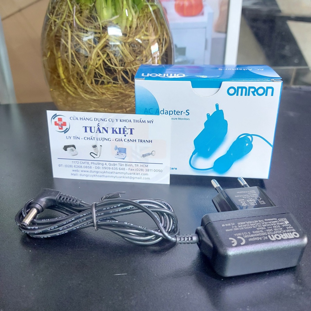 Adapter Omron, bộ chuyển đổi điện cho máy đo huyết áp Omron