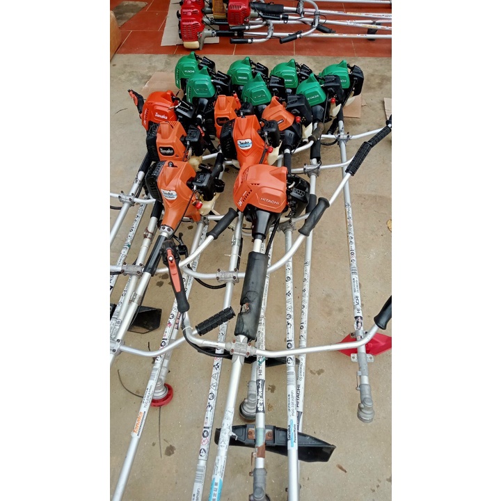 Máy phát cỏ bãi Nhật: Sẵn Lô 15 cây Tanaka, Hitachi.máy 24cc.bao đẹp