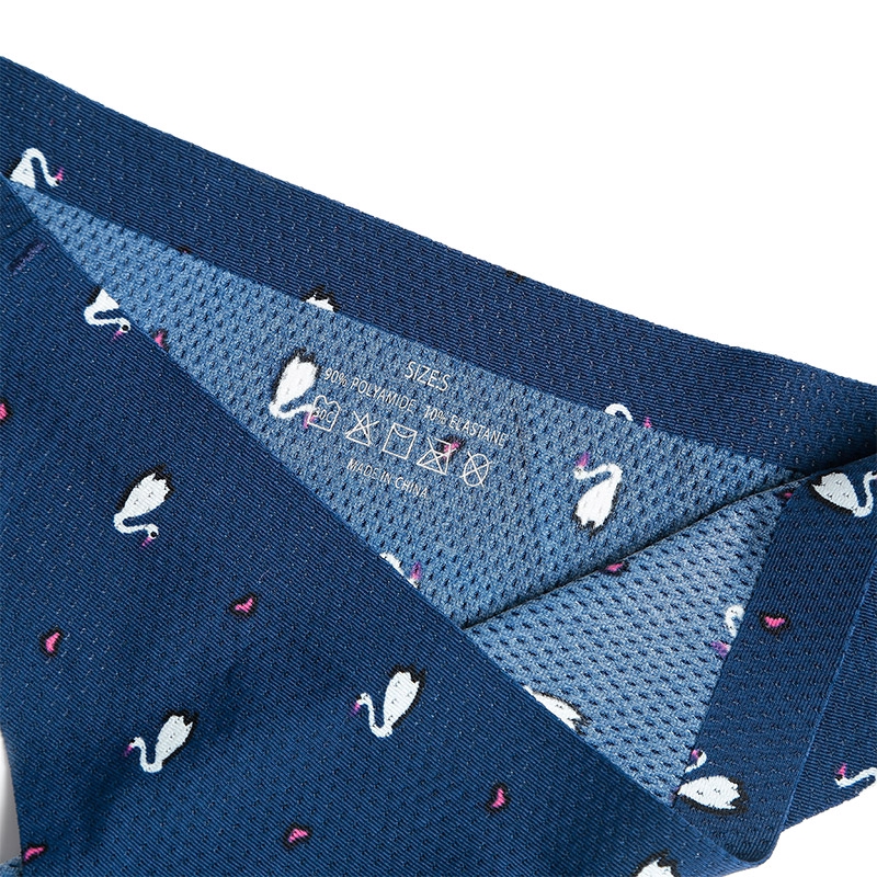 Set 6 quần lót cotton ZXYOUPING thoáng khí in họa tiết size US thời trang cho nữ