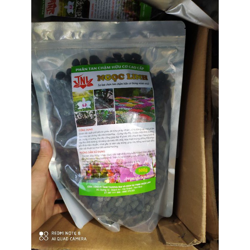 Phân tan chậm hữu cơ Ngọc Linh 500g
