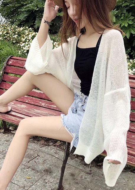 (Có sẵn-giao ngay) Áo khoác len mỏng cardigan siêu yêu | BigBuy360 - bigbuy360.vn