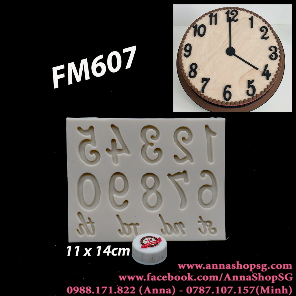 KHUÔN SỐ ĐỒNG HỒ FM607