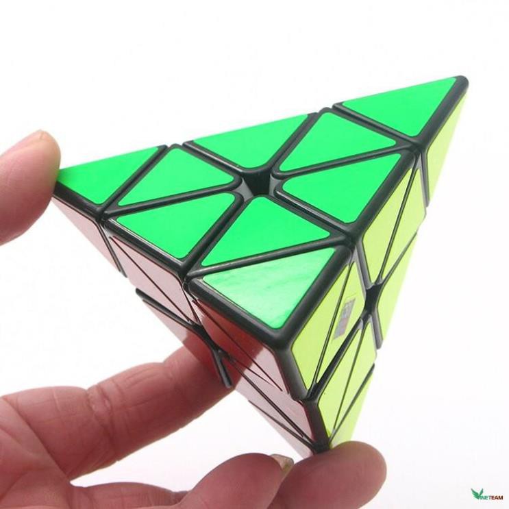 Đồ chơi Rubik MoYu MeiLong Pyraminx Sticker - Rubik Tam Giác Phát Triển IQ Hộp đen -dc2883