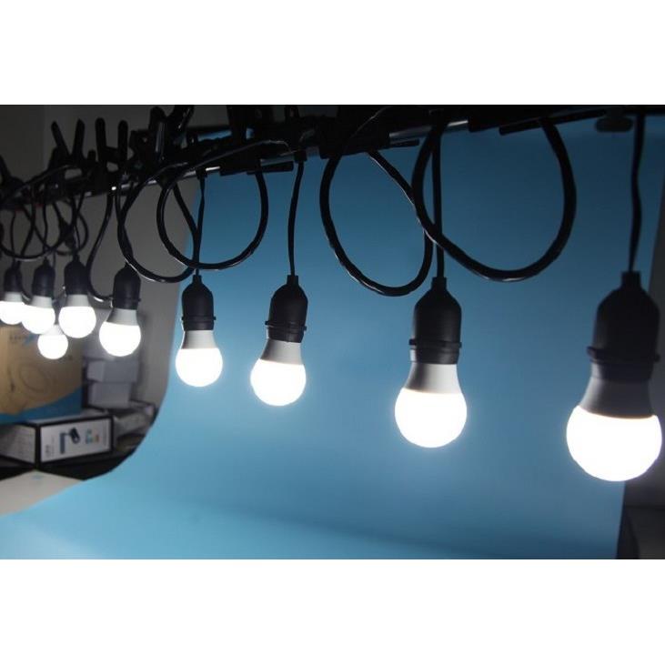 Dây đèn bóng led búp 10 mét 20 bóng 5w, đèn trang trí