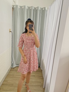 ĐẦM HOA NHÍ ( ảnh shop tự chụp)