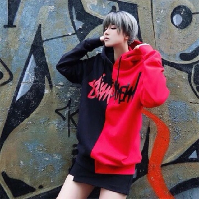 Áo Hoodie Phối Màu Có Chữ 2 mặt | BigBuy360 - bigbuy360.vn