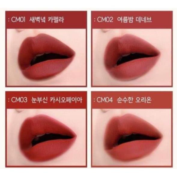 Son Black Rouge Cream Matt Rouge Color Chart