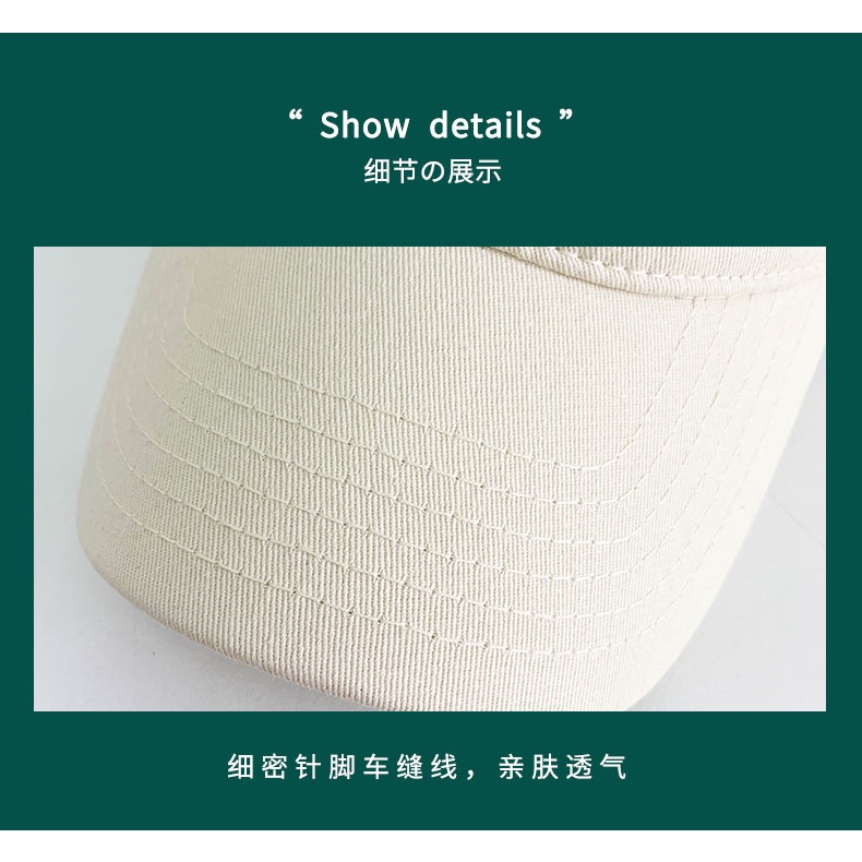 Mũ Lưỡi Trai Thêu Chữ Phong Cách Hàn Cá Tính Cho Nữ