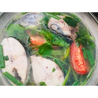 Cá thu cắt khoanh khay 1kg 3 khoanh  <Giao hỏa tốc HCM>