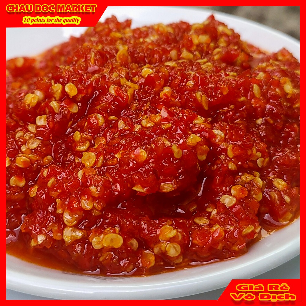 Ớt Ngâm Đường Siêu Cay Hủ 200gr Dùng Chế Biến Các Món Ăn Sản Phẩm Của Ông Bà 5 Châu Đốc.