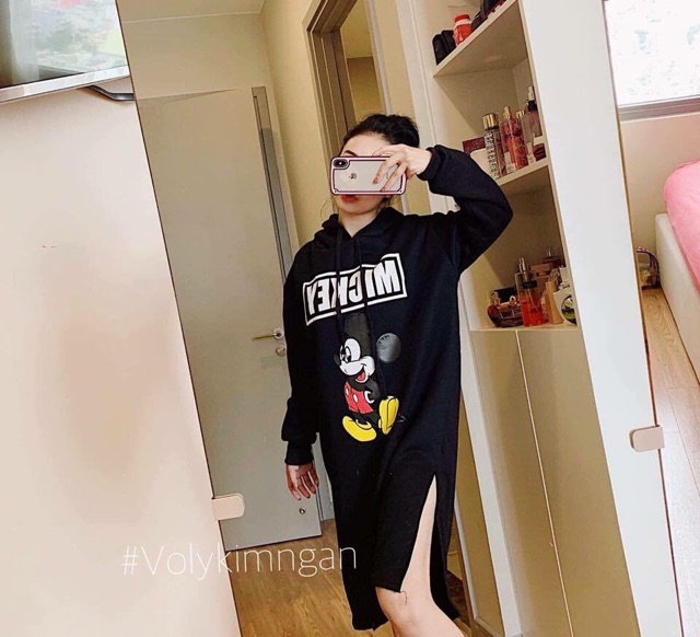 Váy nỉ mickey