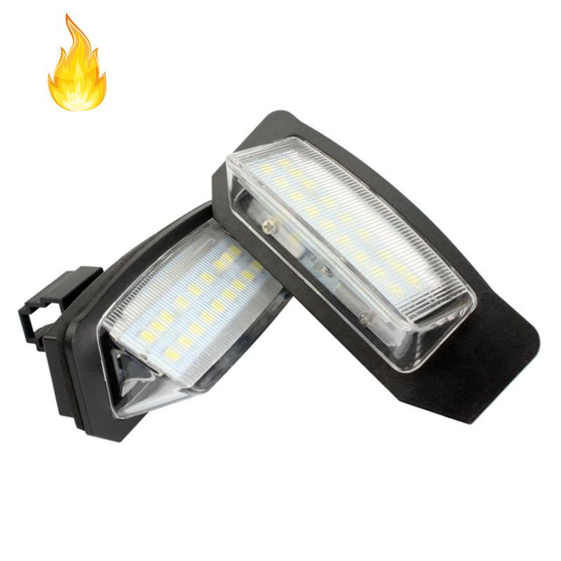 Set 2 Đèn LED Chiếu Biển Số Xe Cho Mitsubishi Outlander 2 3 Lancer Eclipse 3 4 Cross Galant Xpander I-MiEV