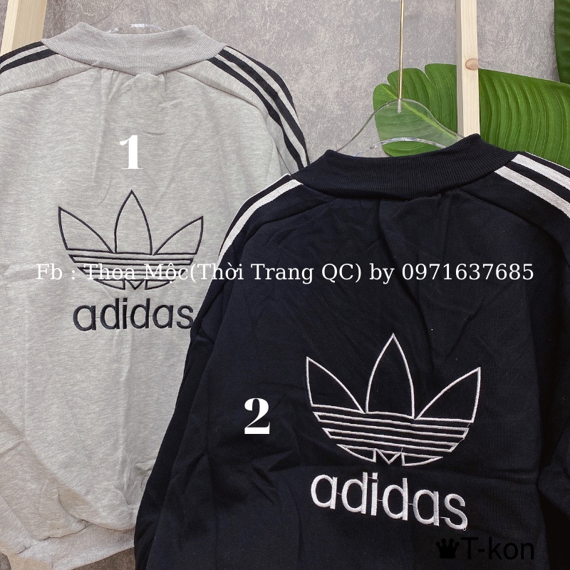 ÁO KHOÁC NỈ ADIDAS CHẤT DÀY DẶN (Hàng QC + Ảnh thật)