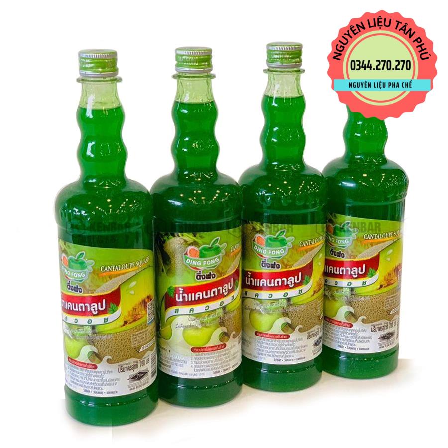 Siro Dưa lưới Ding Fong Thái Lan - Chai 750 ml