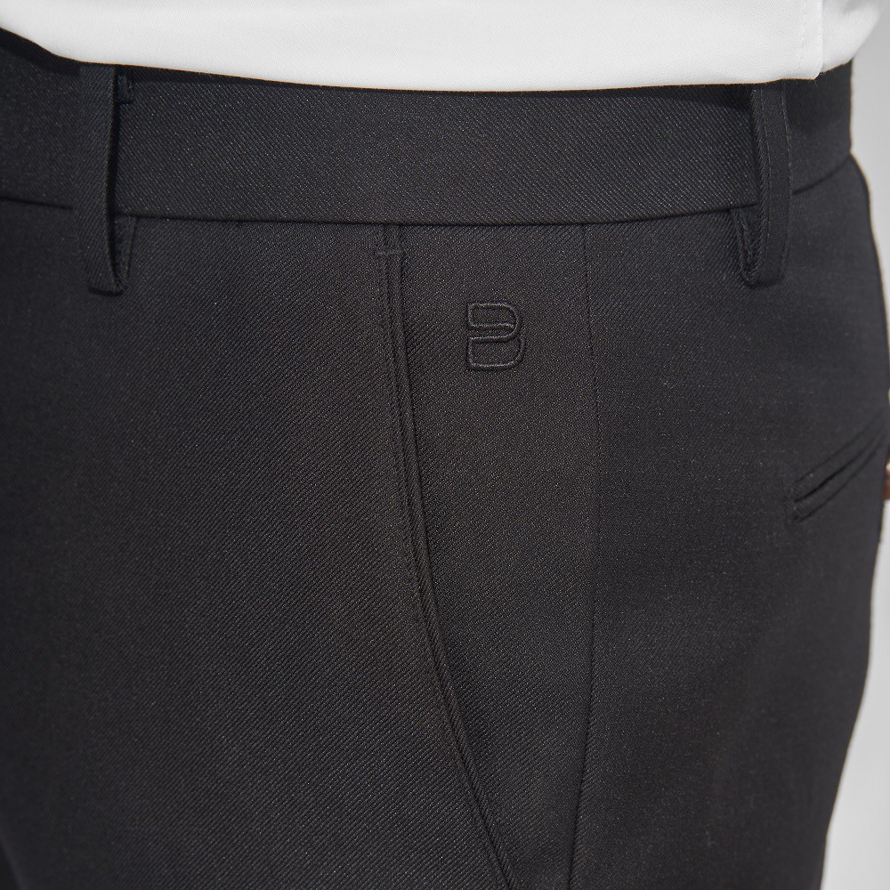 Quần âu nam công sở Biluxury co giãn siêu nhẹ trẻ trung, lịch thiệp 5QAUB001DEN | BigBuy360 - bigbuy360.vn