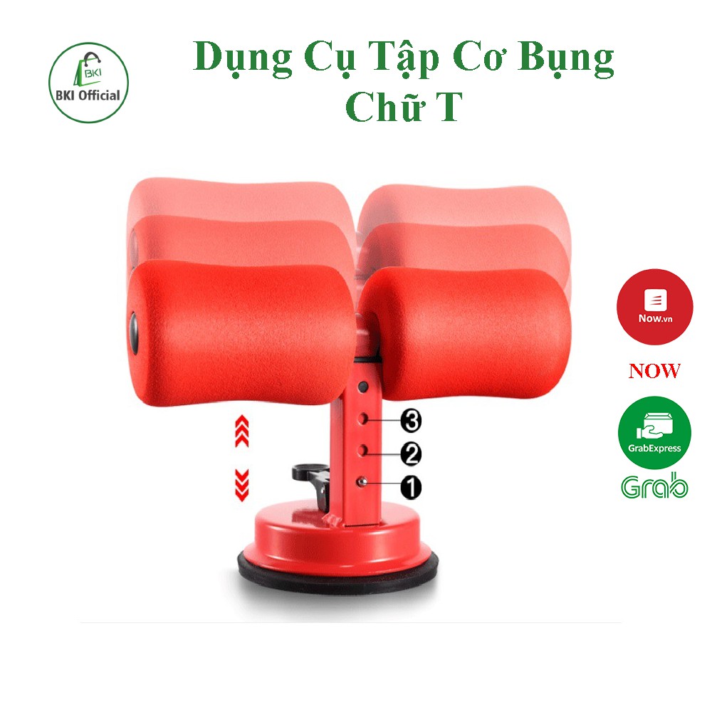 Dụng Cụ Tập Cơ Bụng Chữ T, Tập Bụng Hút Chân Không Đa Năng Tại Nhà, Tập Gym 6 Múi - DCTBCHUT