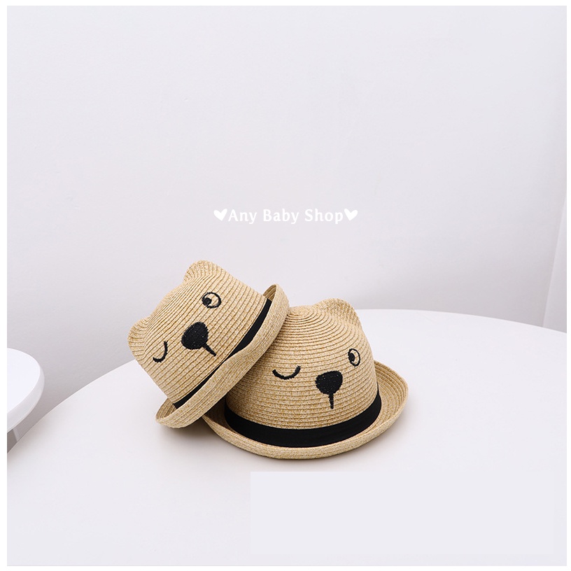 Nón cói cho bé trai bé gái siêu xinh hình bé gấu cute với nhiều size xinh yêu(hàng có sẵn)❣❣