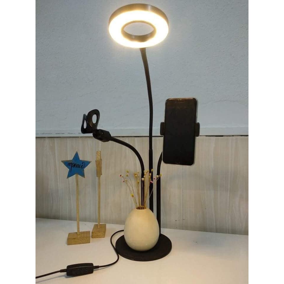 Combo bộ dụng cụ hỗ trợ Live Stream có đèn Led 3 in 1 hỗ trợ bán hàng chuyên nghiệp | BigBuy360 - bigbuy360.vn