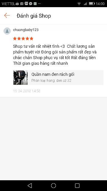 Quần nam đen rách gối (sz 27-36) | BigBuy360 - bigbuy360.vn