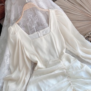 Váy nude voan đuôi cá(sẵn tại shop )
