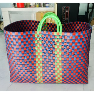 Giỏ Nhựa Đan (loại đại - 22 dây - loại tốt)