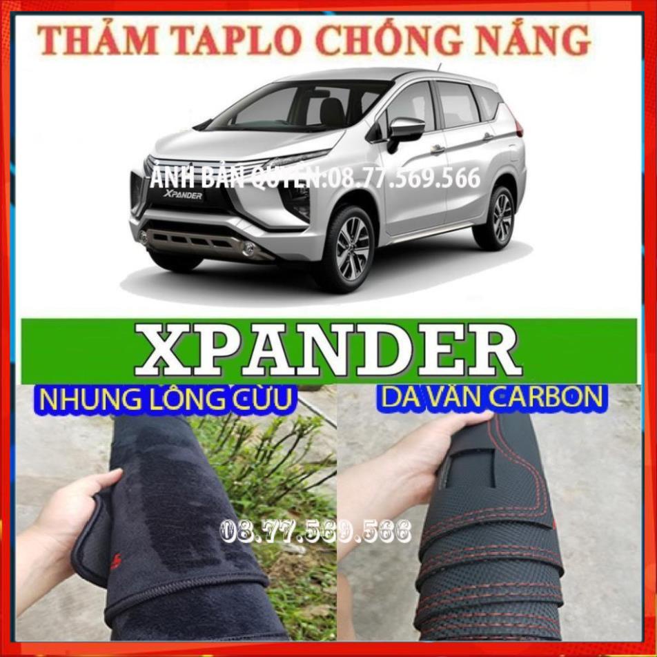 THAM TAPLO MITSHIBISHI XPANDER XPANDER CROSS DA VÂN GỖ DA CARBON NHUNG LÔNG CỪU 3 LỚP CÓ CHỐNG TRƯỢT THẢM PHỦ LÓT CHE NẮ