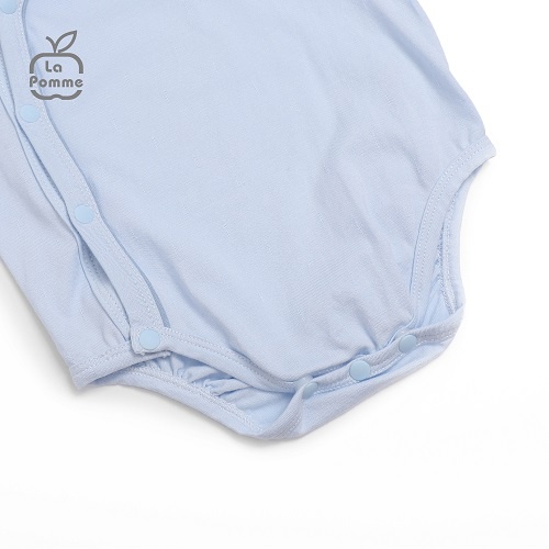 Body chip dài tay La Pomme cúc lệch chú voi Dumbo - Xanh