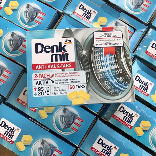 Viên tẩy lồng máy giặt Denkmit - Diệt khuẩn, tẩy trắng và khử mùi hiệu quả