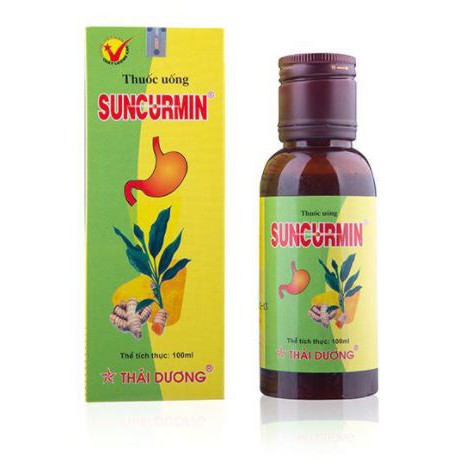 Viên uống Suncurmin giảm viêm loét dạ dày, tá tràng, ợ hơi, ợ chua hộp12 viên 5.0