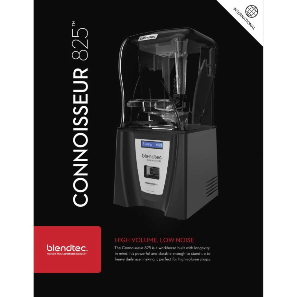 Máy Xay Sinh Tố Công Nghiệp Blendtec CONNOISSEUR 825 (1 Cối Wildside) Nhập Khẩu Mỹ - SamHoreca