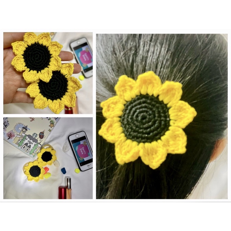 Scrunchies - Dây cột tóc đẹp Handmade nhiều mẫu làm bằng len - sợi