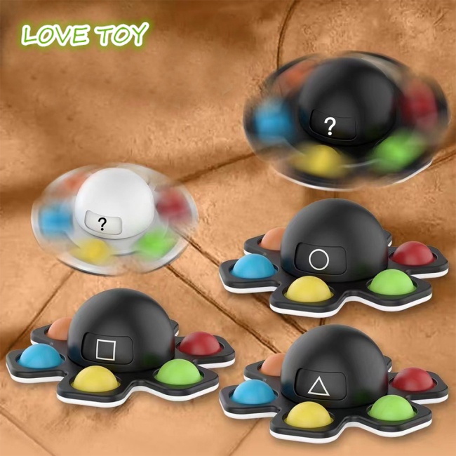 Nkodok Pop It Bạch Tuộc Vòng Tay Con Quay Đồ Chơi Di Động Nhiều Màu Sắc Giảm Căng Thẳng Cho Trẻ Em