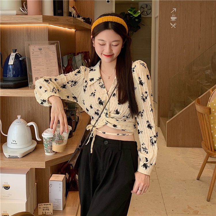 Croptop kem hoa nhí tiểu thư | 11 HIN