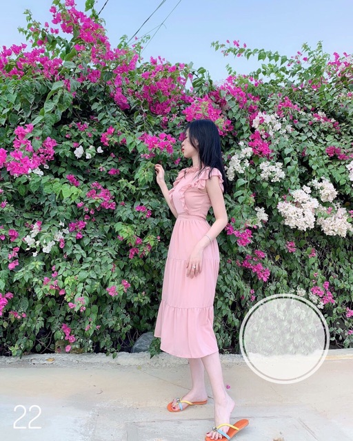 [Mã WAMST112 giảm 25k đơn 150k] Đầm trắng bèo tầng kt (Kèm ảnh thật) | BigBuy360 - bigbuy360.vn