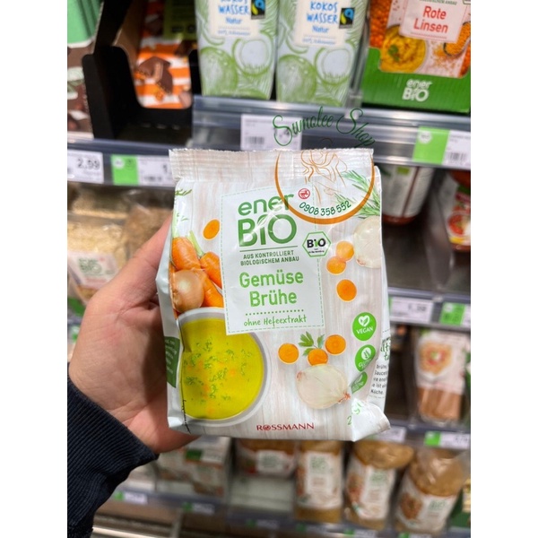 Hạt Nêm Rau Củ Hữu Cơ Ener Bio Cho Bé - DATE 2025