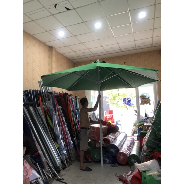 Dù lớn sân vườn 3 mét che nắng mưa ngoài trời chưa gồm chân đế