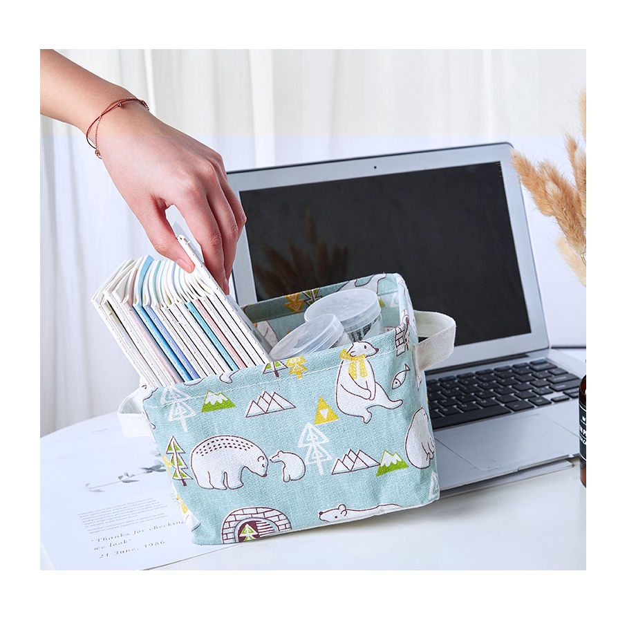 Túi Vải Lanh Cotton Đựng Đồ Tiện Lợi