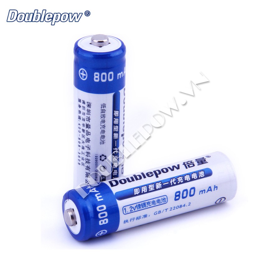 Pin tiểu sạc AA Doublepow 800mAh