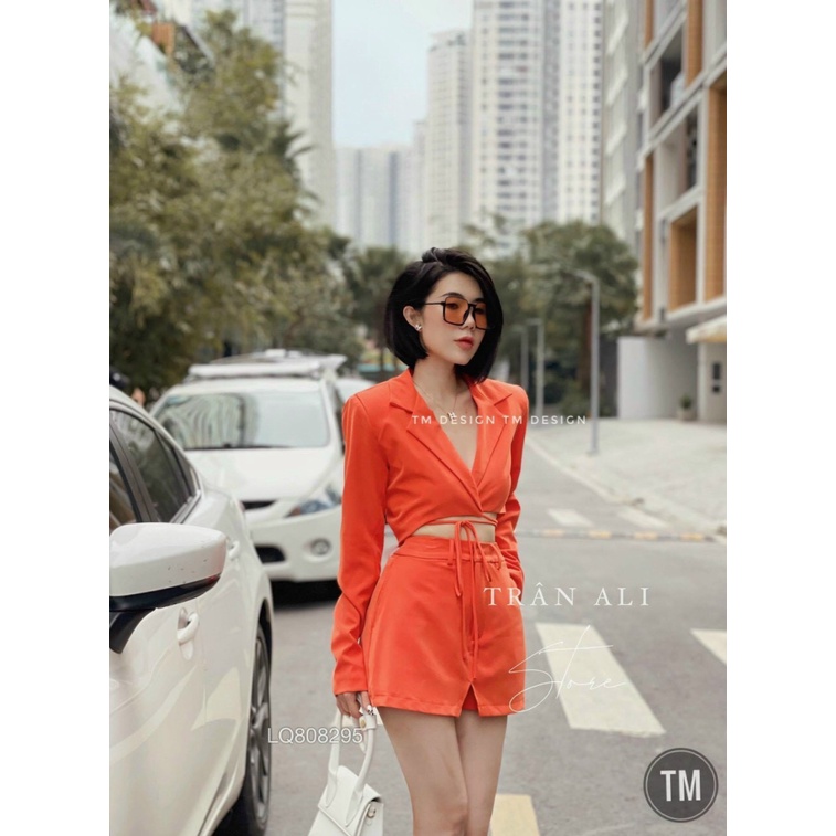 SÉT KATE SIU 2 MÓN ÁO KIỂU VEST PHỐI QUẦN CẠP CAO DÂY THẮT CỰC XINH