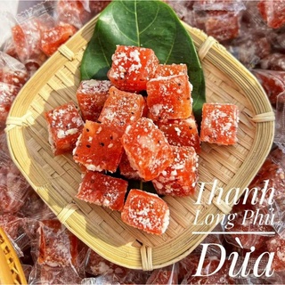 Mứt tết việt - 500gr mứt thanh long phủ dừa nhii food thực phẩm sạch nhà làm