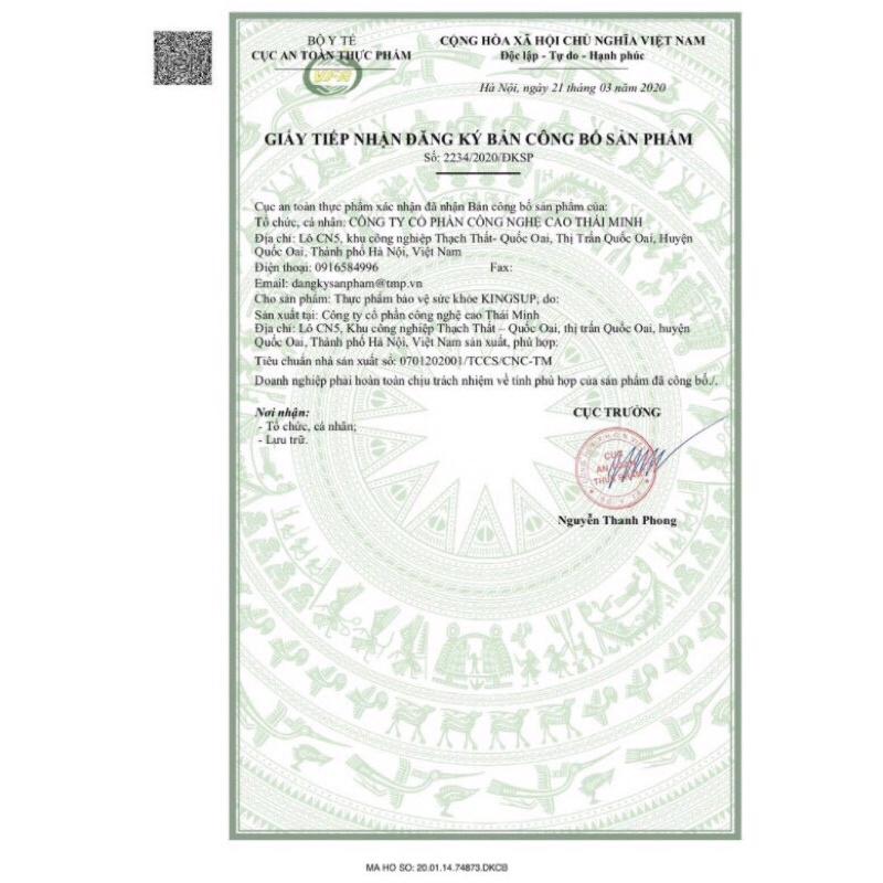 Kingsup  - Tăng cường sinh lý nam