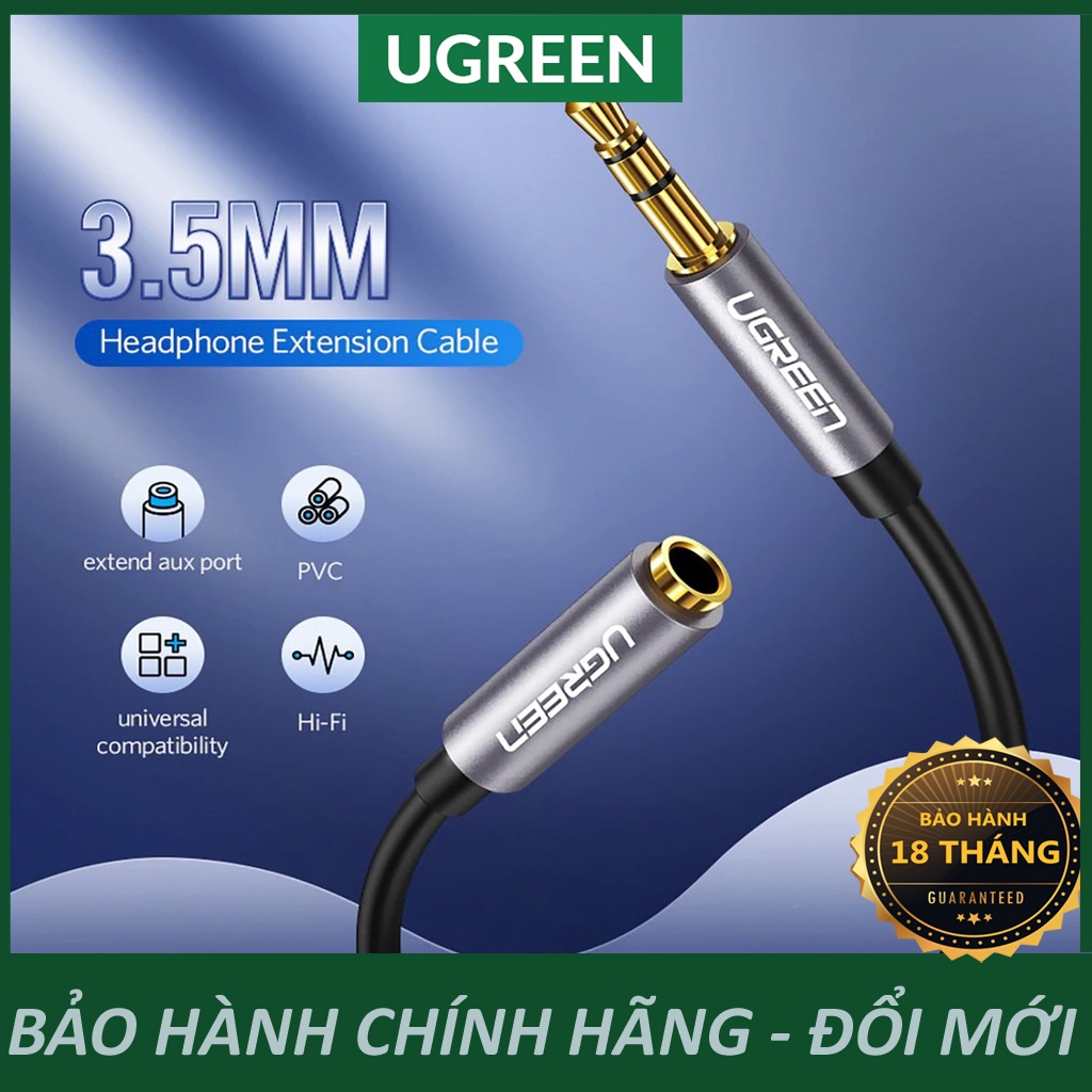 Dây Nối Dài Audio 3.5mm 0.5m -5m Cao Cấp UGREEN AV118