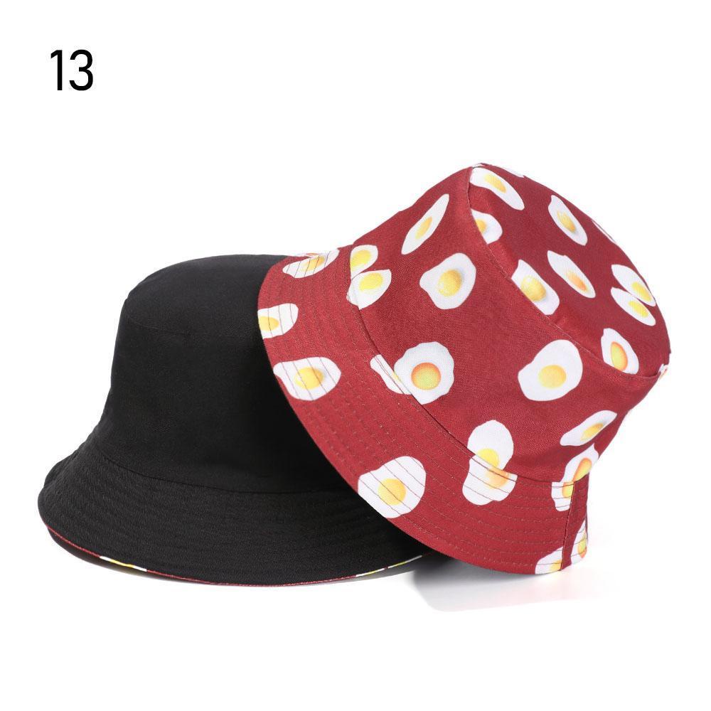 Nón Tai Bèo Cotton Hai Mặt Họa Tiết Bầu Trời Đầy Sao Màu Cầu Vồng Phong Cách Hip hop Thời Trang