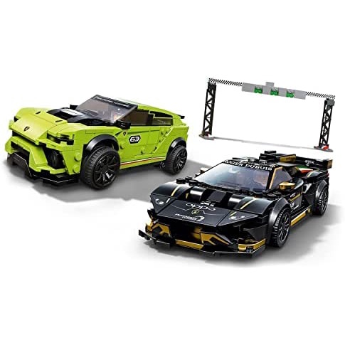 Lego 76899 Speed Champions Lamborghini Urus ST-X and Lamborghini Huracán Super Trofeo EVO