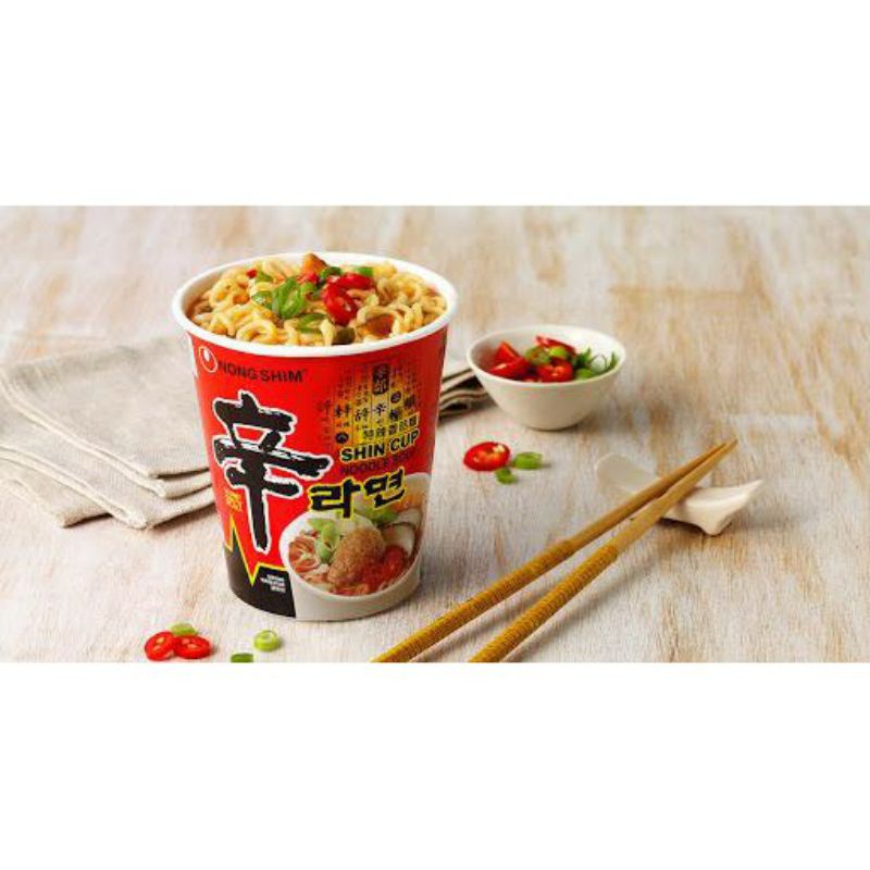 THÙNG  12 LY MÌ ĂN LIỀN SHIN RAM YUN NONGSHIM LY 68G