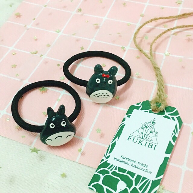 CỘT TÓC, KẸP TÓC, CÀI ÁO TOTORO ẢNH THẬT